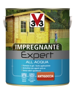 EXPERT - IMPREGNANTE ALL'ACQUA, COLORE NOCE ANTICO - 2,5 LITRI